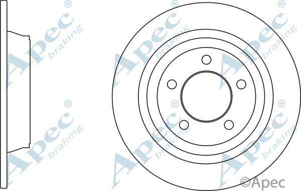 APEC BRAKING Тормозной диск DSK3122